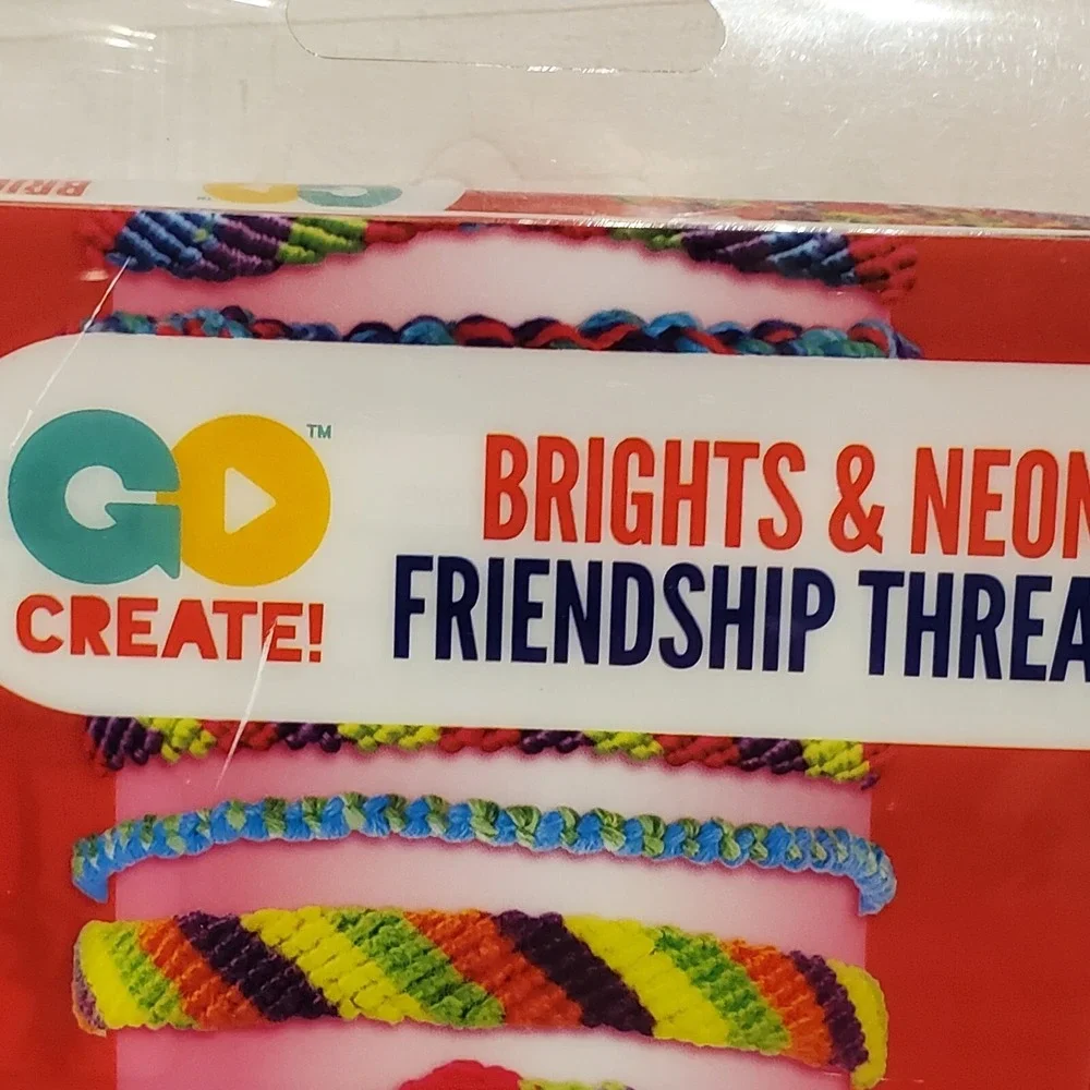 Brights & Neons FRIENDSHIP THREAD 36 Skeins 17 Colors Horizon Group Crafts Fun